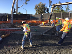 CSULB construction test site