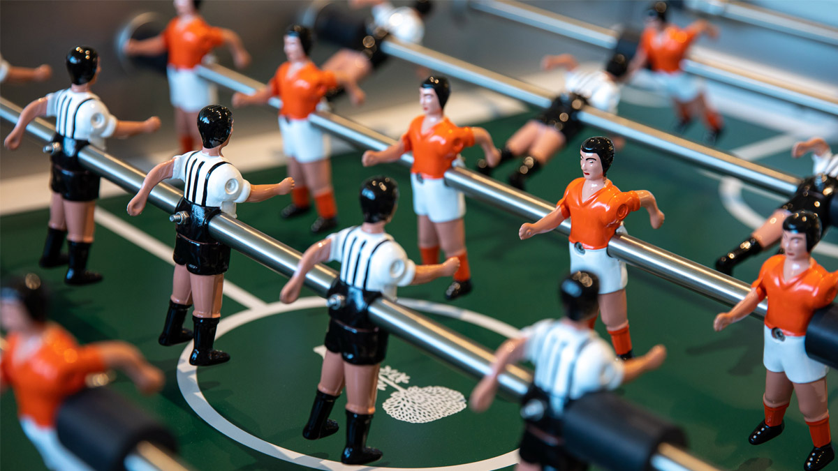 Foosball table characters