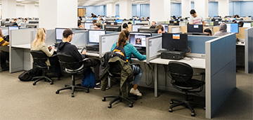 Students in the Computer Lab