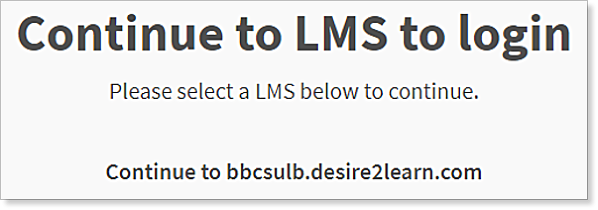 continue to LMS