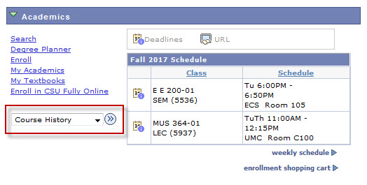 course_history1.jpg Screenshotof academics with course history highlighted in th