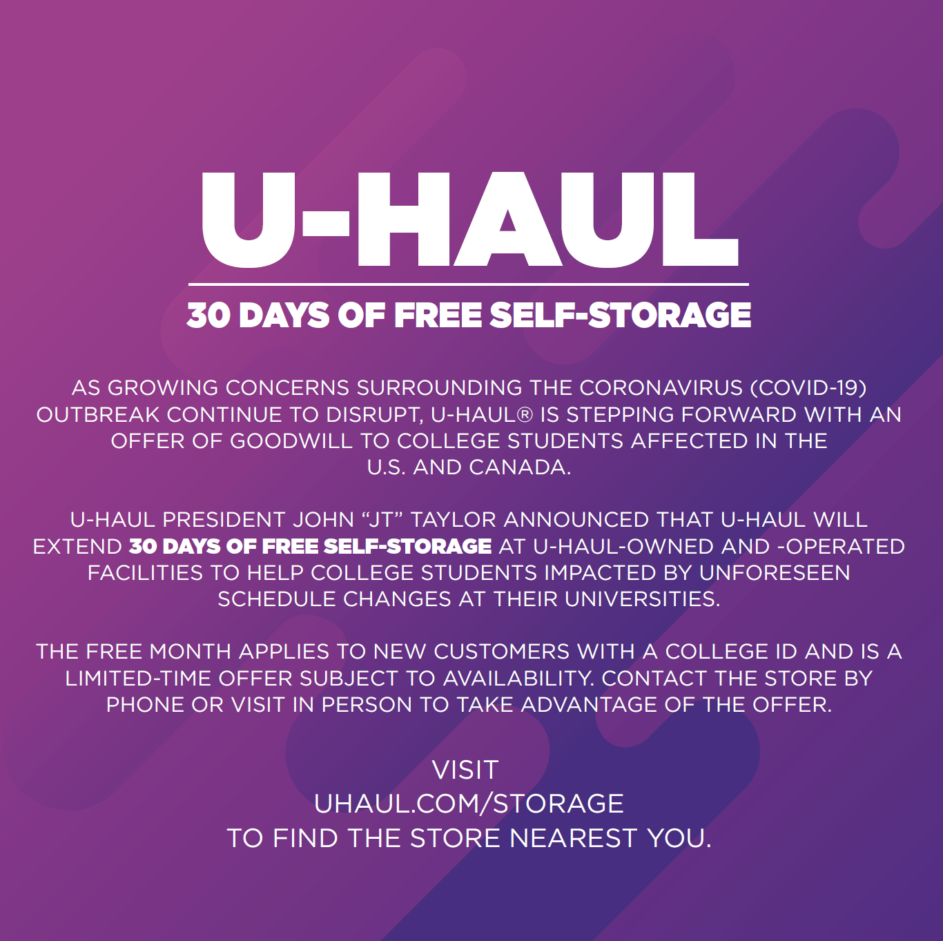 image of u-haul flyer