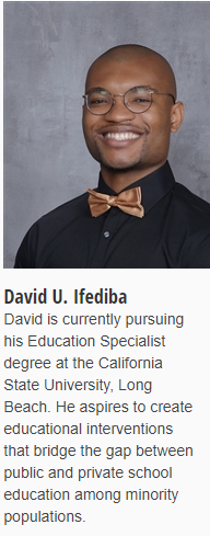 Picture of awardee David Ifediba 
