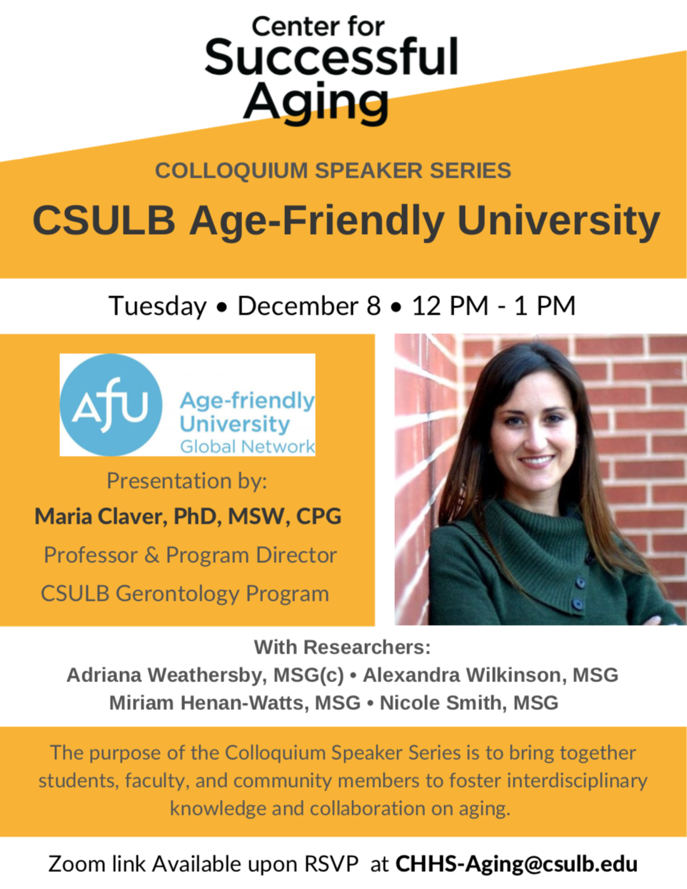 dec2020_colloquium.png Colloquium presentation by Dr. Maria Claver. Tuesday Decembe