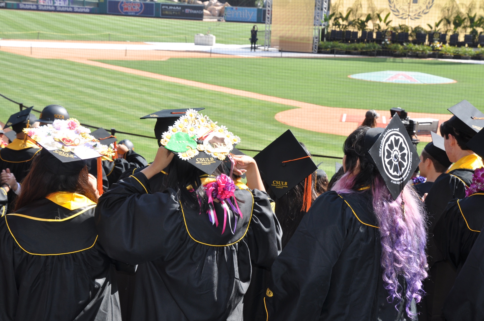 decorated mortarboards