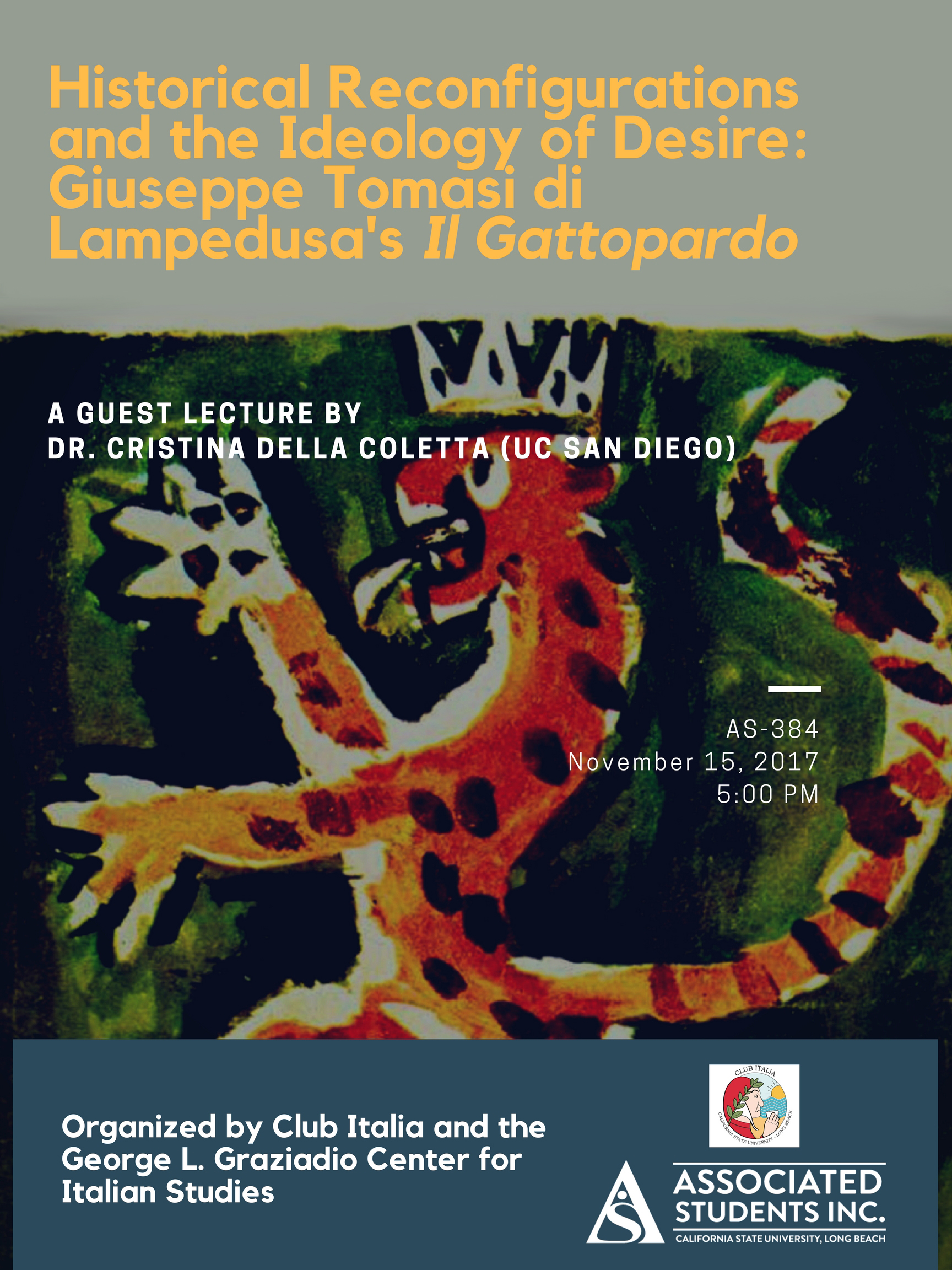 della_coletta_lecture.jpg Flyer for the Gattopardo Event