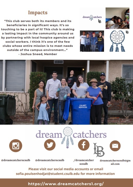 Dreamcatchers Flyer Page 2