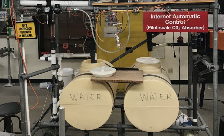 Pilot-Scale CO2 Absorber