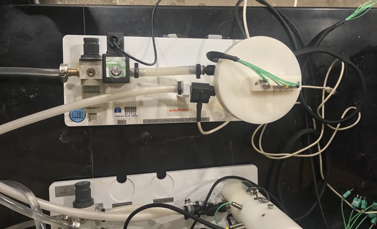 Radial Heat Conduction Test Setup