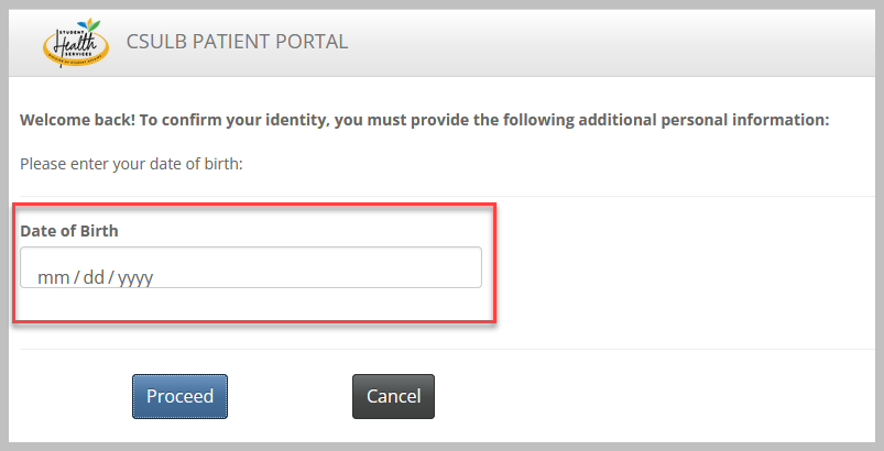 enterdateofbirth.png Patient Portal DOB