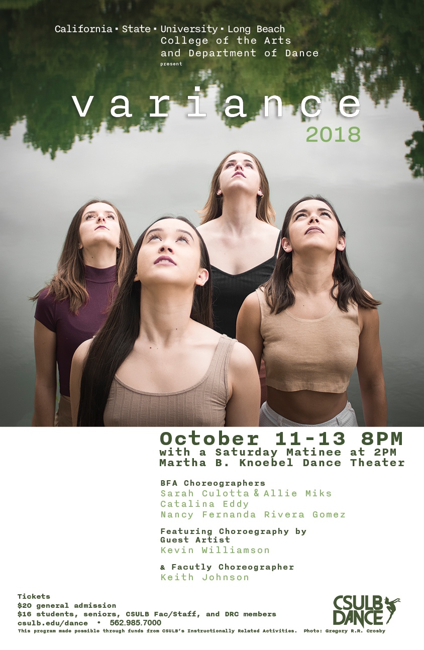  A BFA Dance Concert Poster