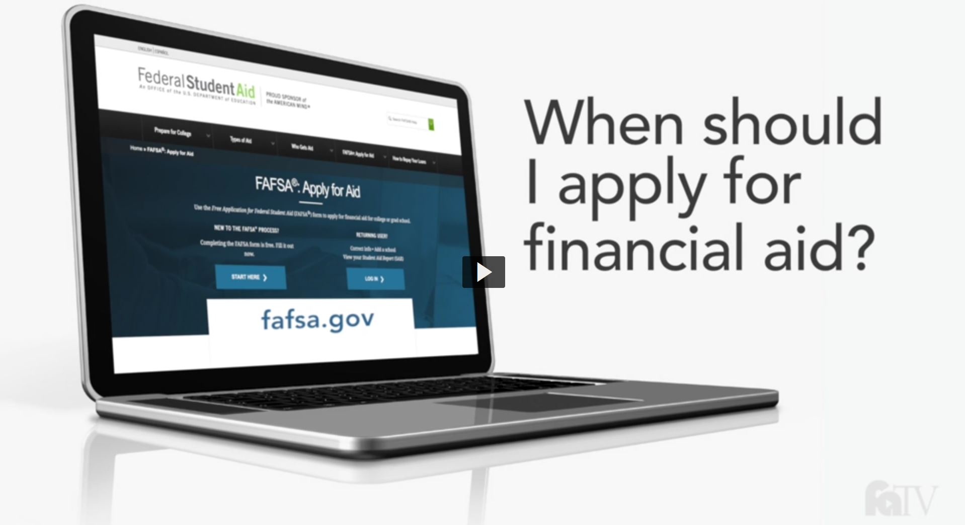 When Should I appy for Financial Aid videos