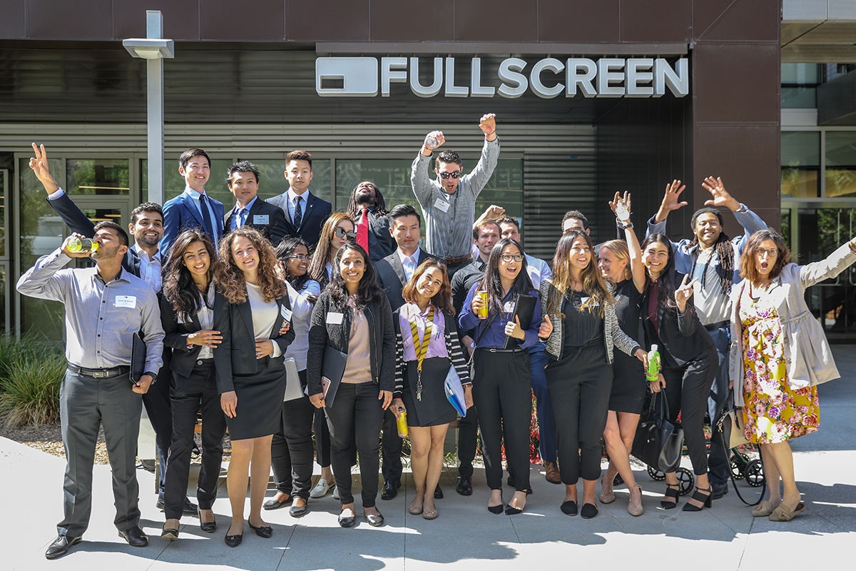 AMBA 13 Cohort Group Photo at Fullscreen