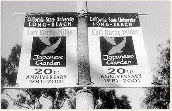 The Earl Burns Miller Japanese Garden.