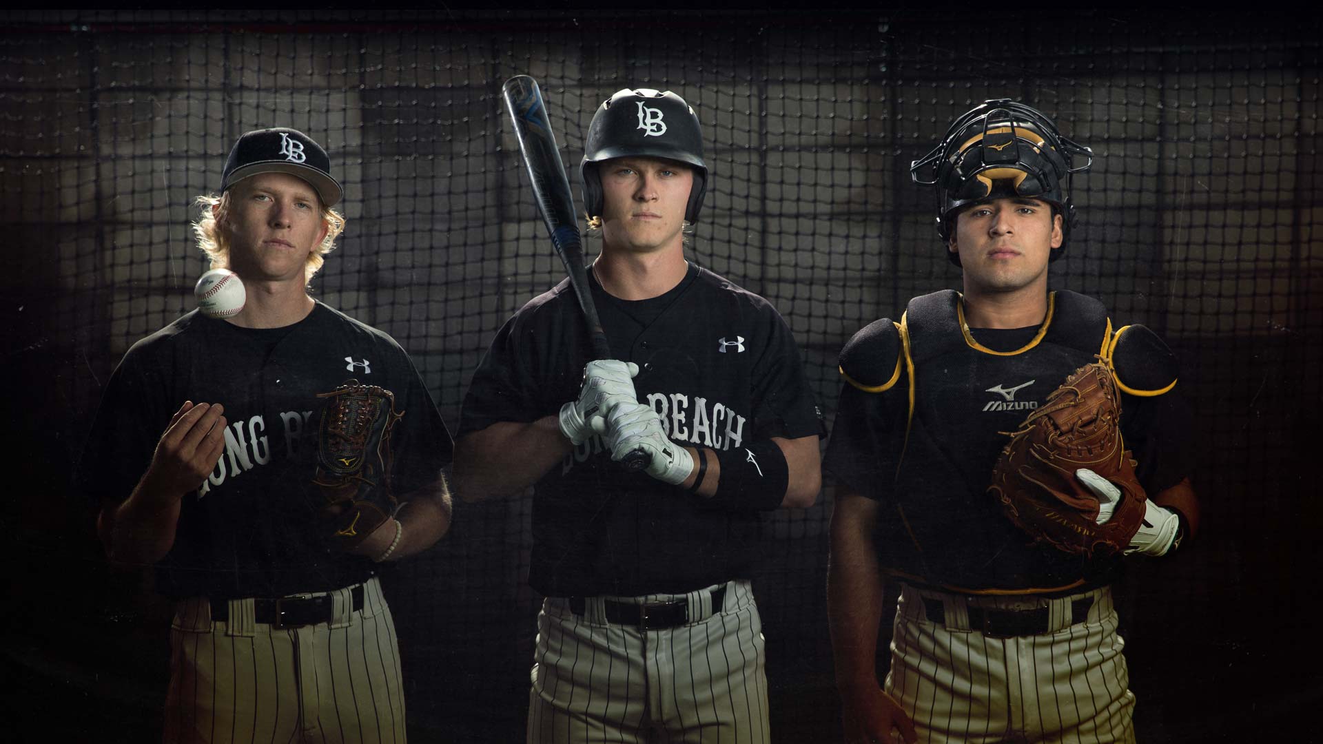 Dirtbags players at new batting facility