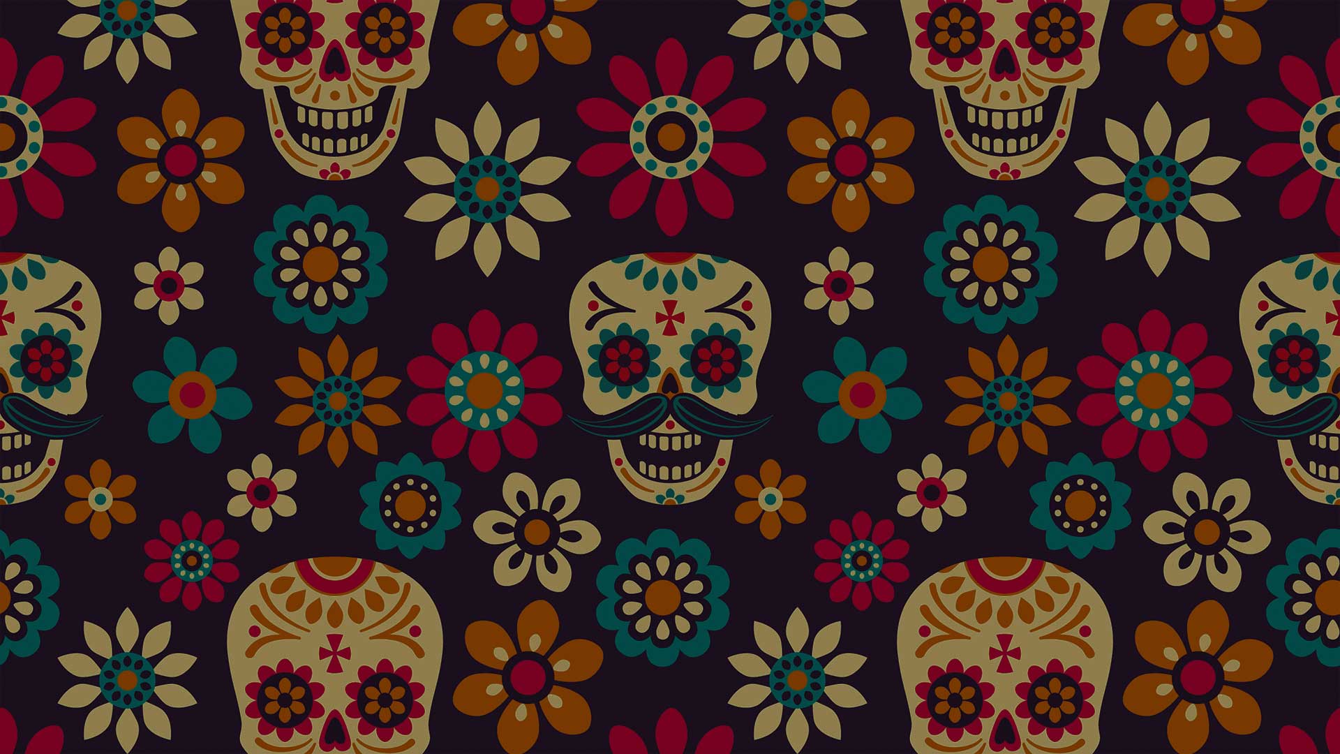 Dia de los Muertos Pattern