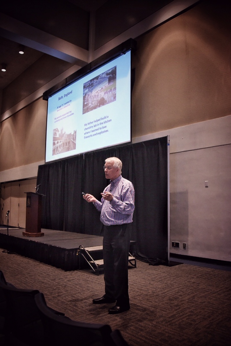 Sir Richard Roberts explaining his path to the Nobel Prize