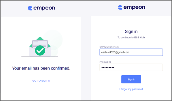 Sign-on to Empeon