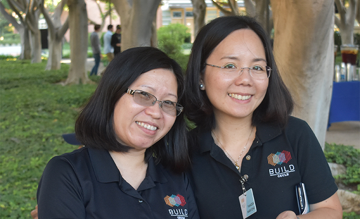 BUILD Mentors Drs. Kim Vu and Panda Marayong.