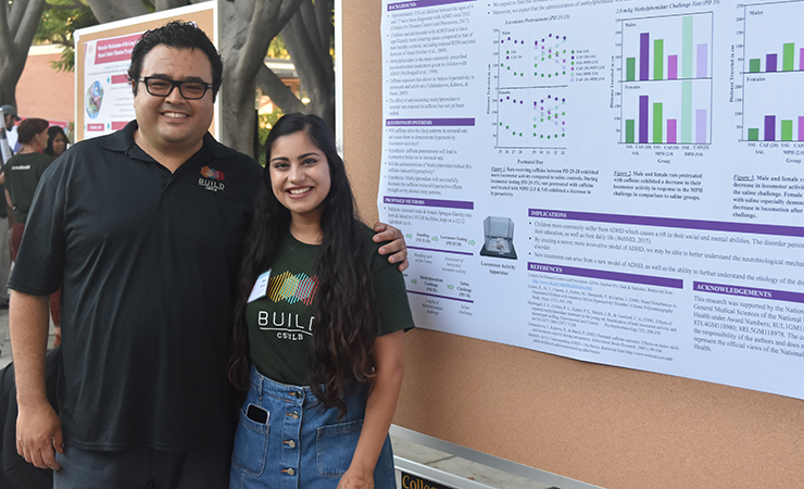 Year One Scholar Rhea Mehta with her mentor Dr. Arturo Zaval