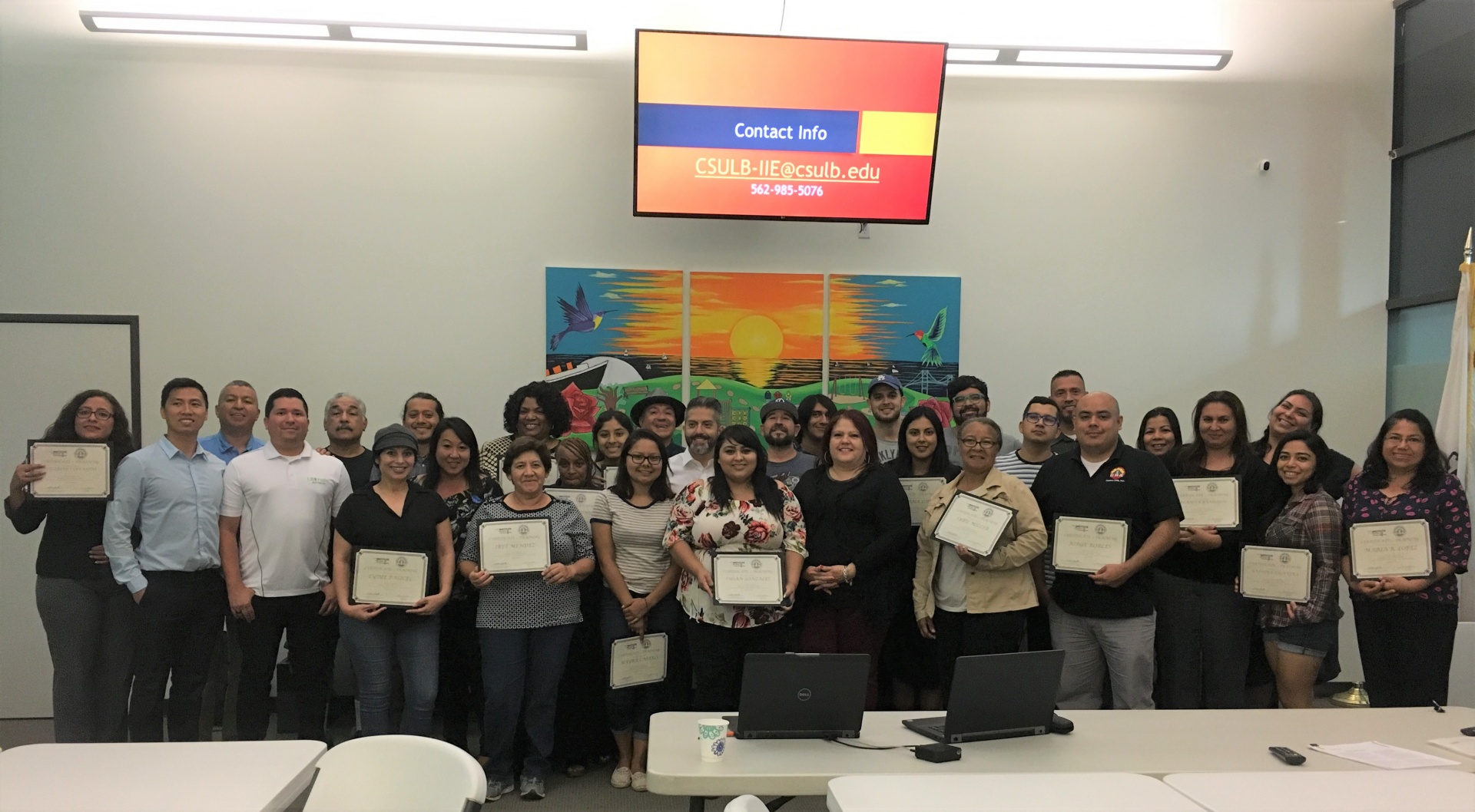 Centro CHA Certificate Recipients on 8/14/17