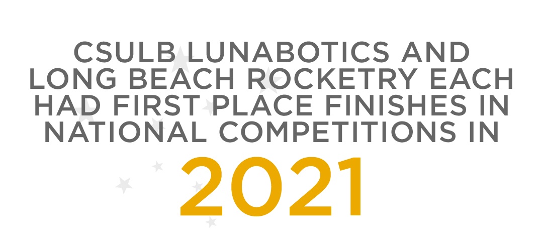 CSULB Lunabotics and Long Beach Rocketry each had first plac
