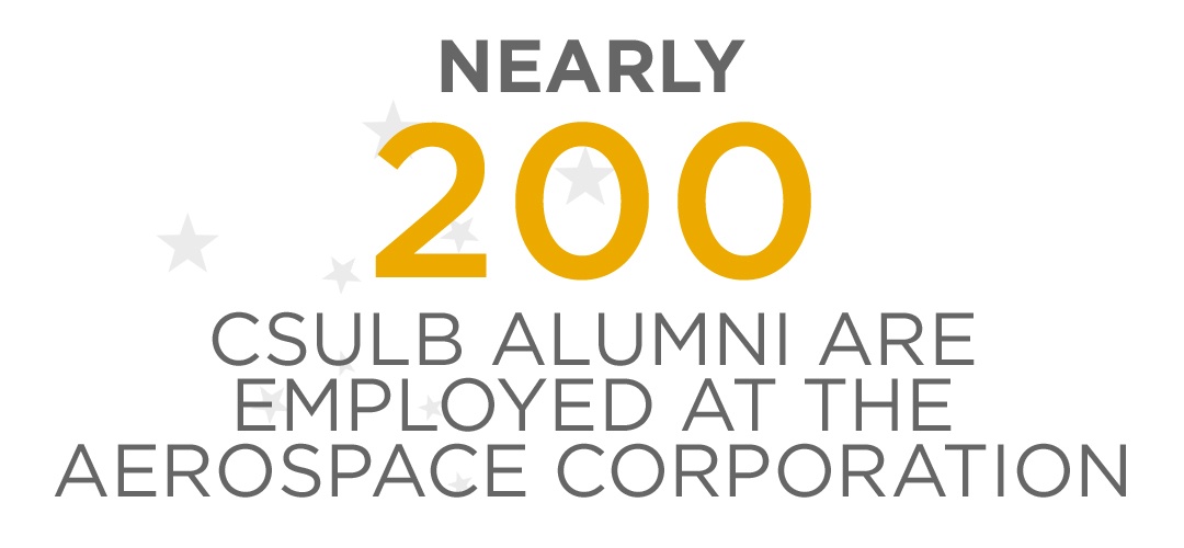 Nearly 200 CSULB alumni are employed at The Aerospace Corpor