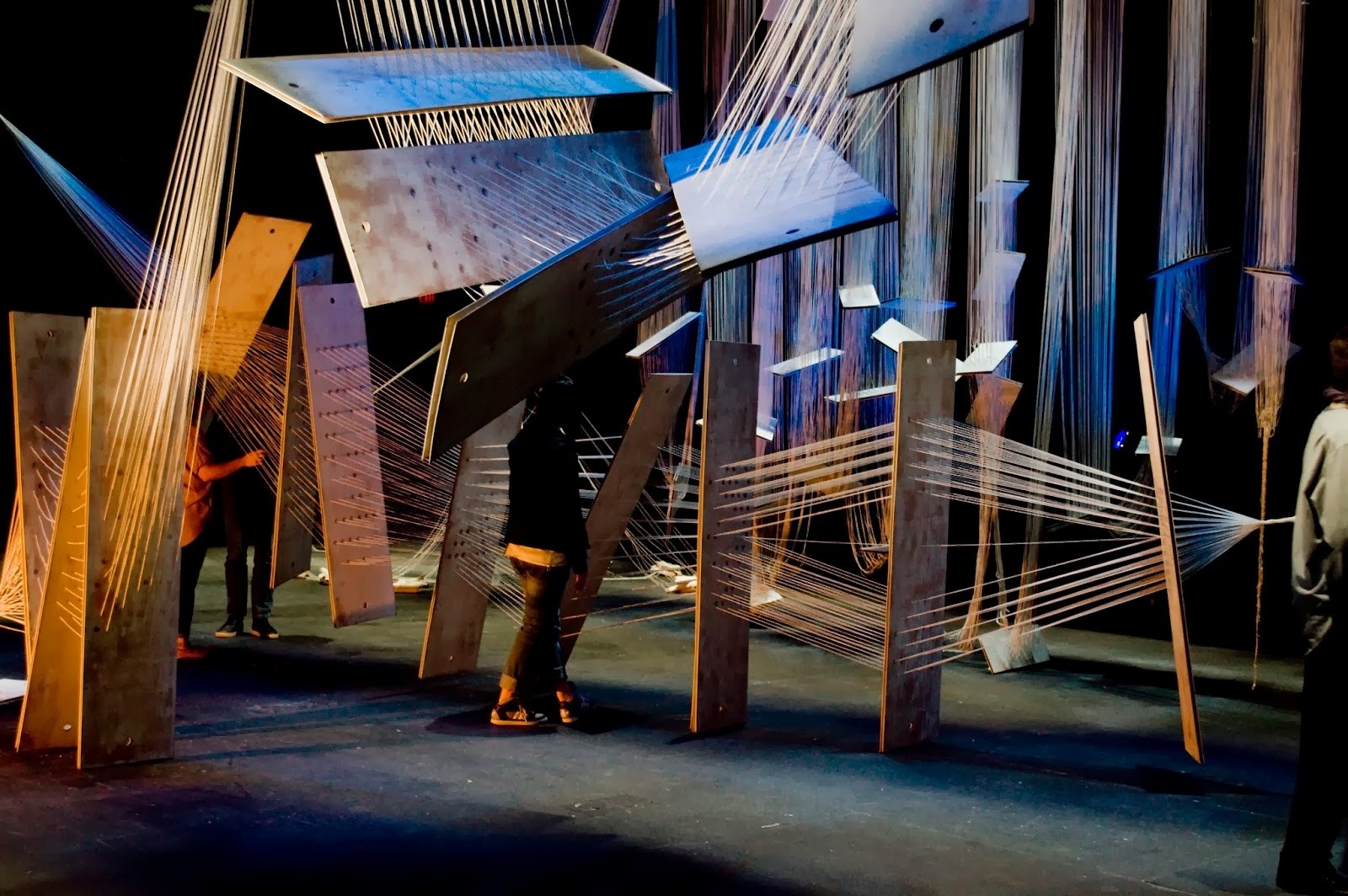 installation1.jpg Immersive tactile installation of strings and light where au