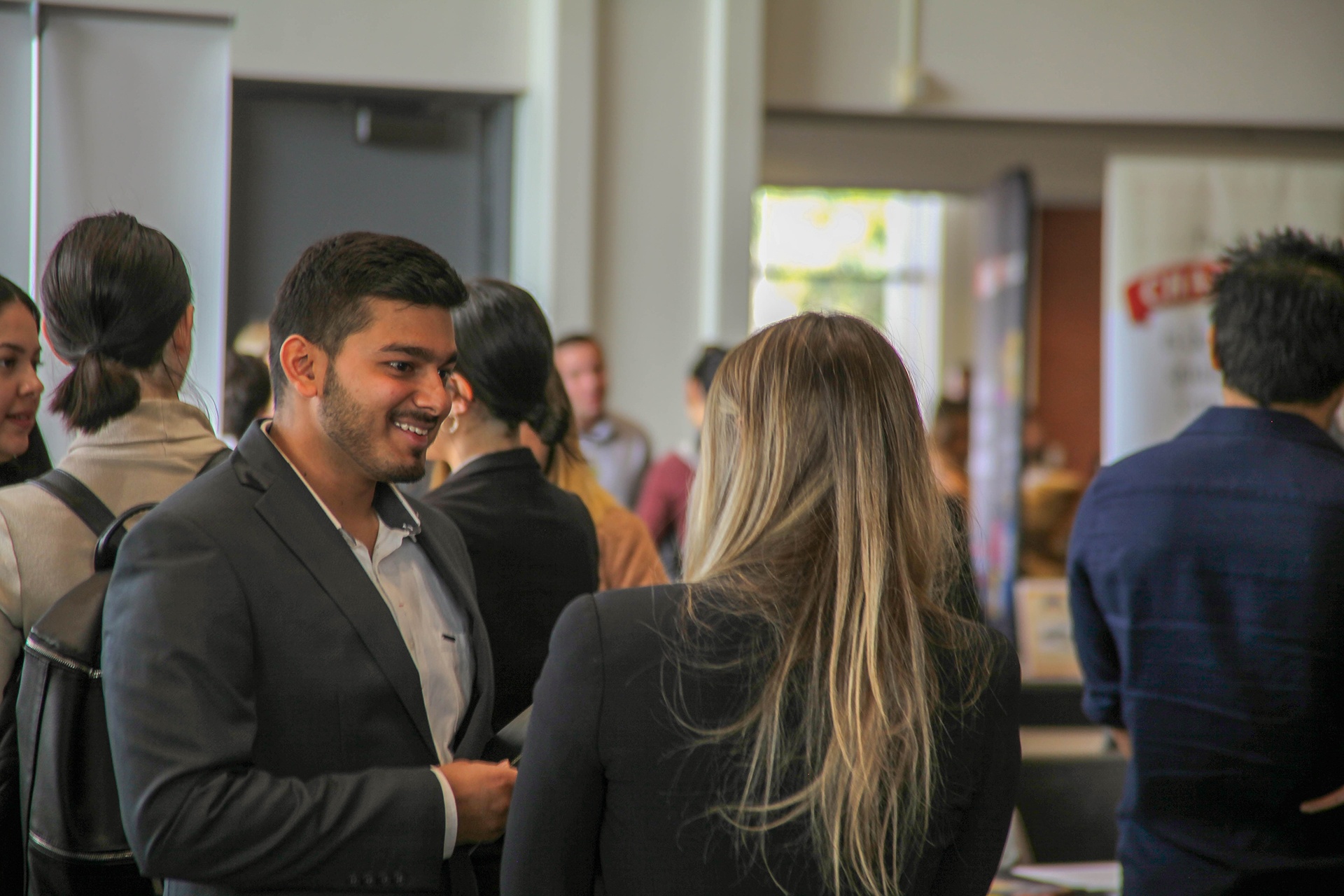 Grad Student at Business Career Fair