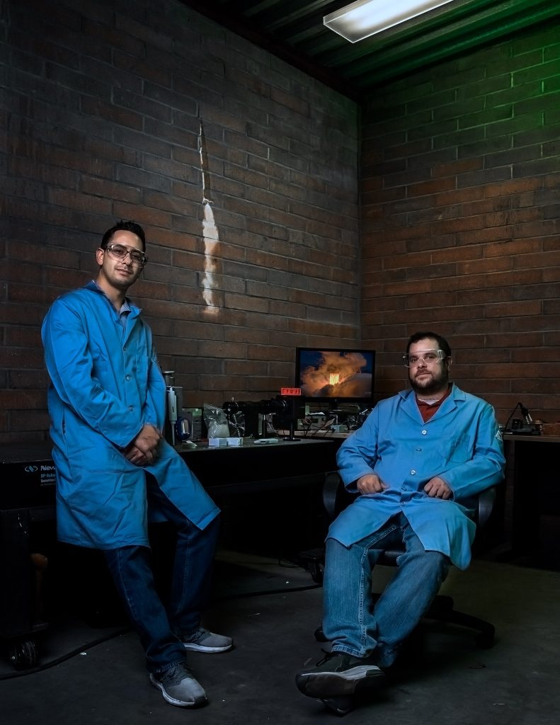joe-kalman-lab-791x1024.jpg David Ramirez and Dr. Joe Kalman