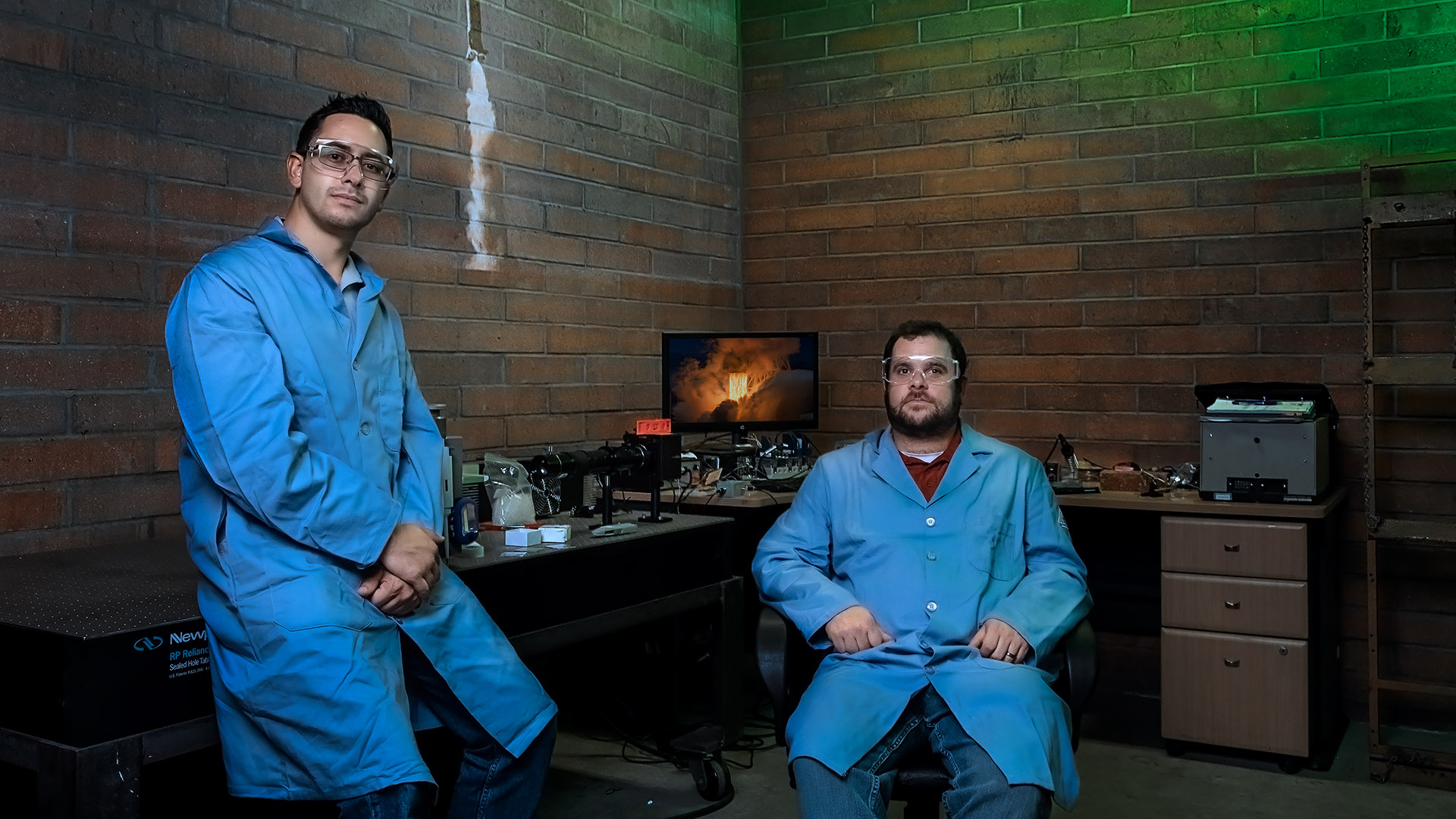 Joe Kalman and student