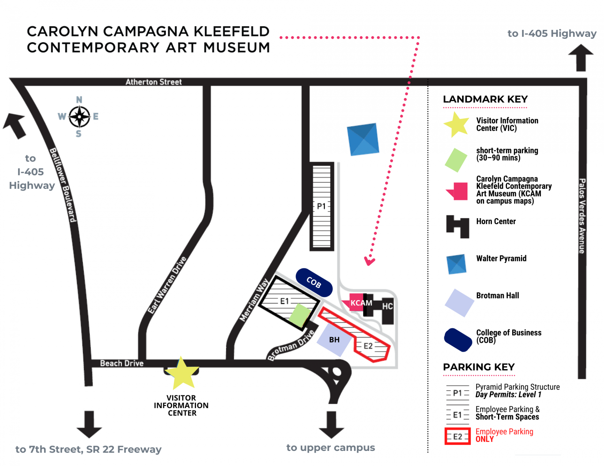 finding the museum csulb lower campus map 