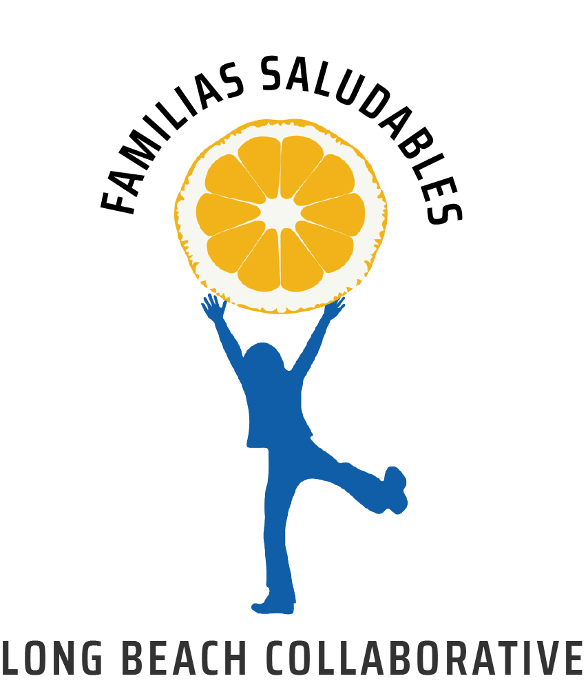 LBC logo - girl playing with an orange