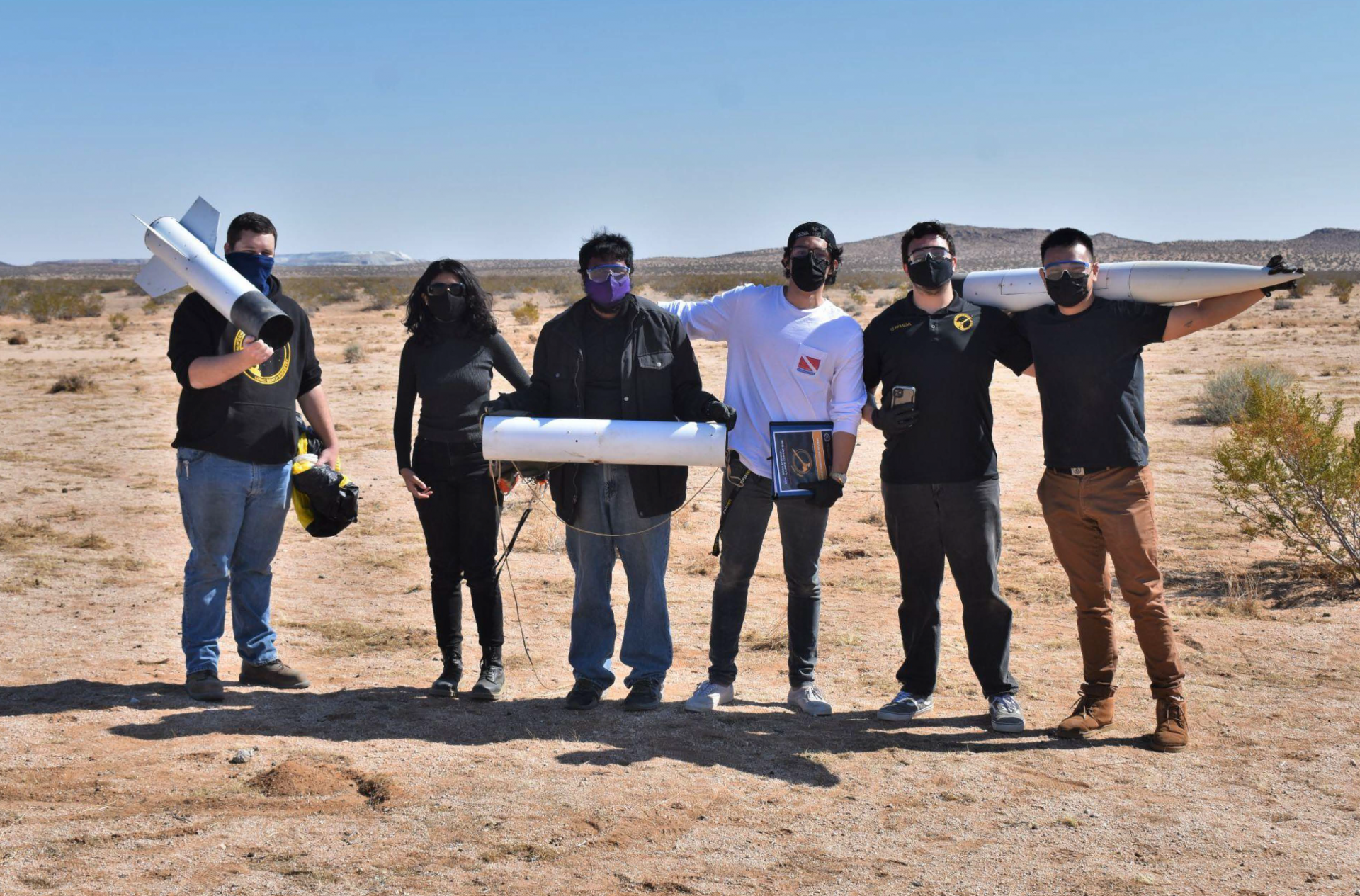 Long Beach Rocketry team