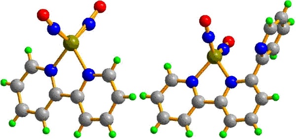 compound in ball and stick model formation 