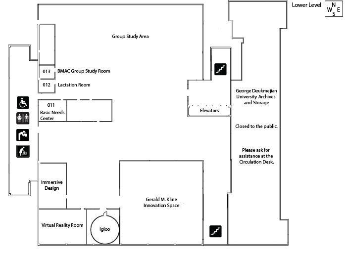 map of lower level