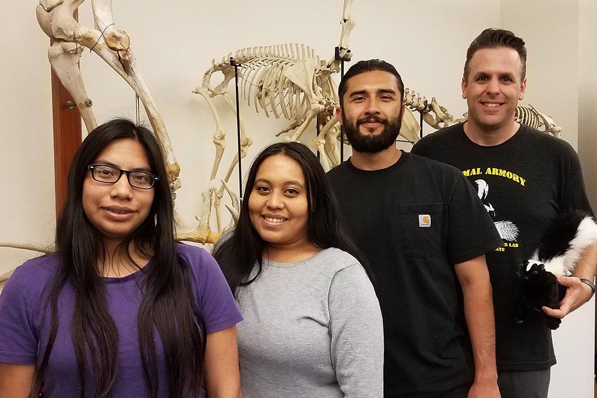 Dr. Ted Stankowich and the CSULB Mammal Lab team