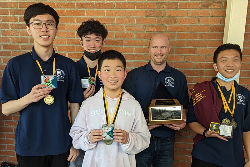 Math Day at the Beach Winners, Sierra Canyon School