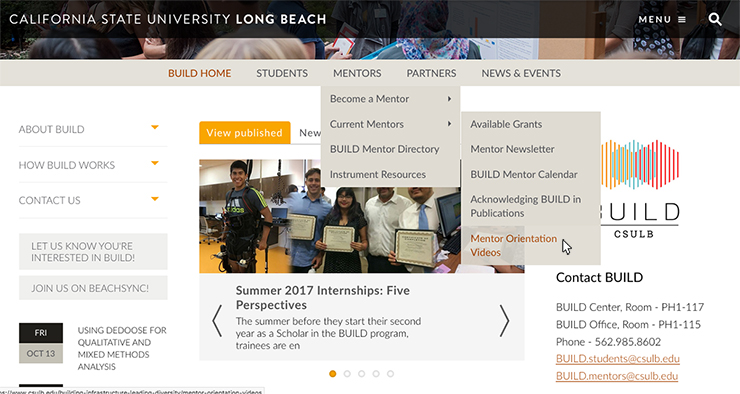 mentor-orientation-page.jpg Navigating to the Mentor Orientation Videos page on website
