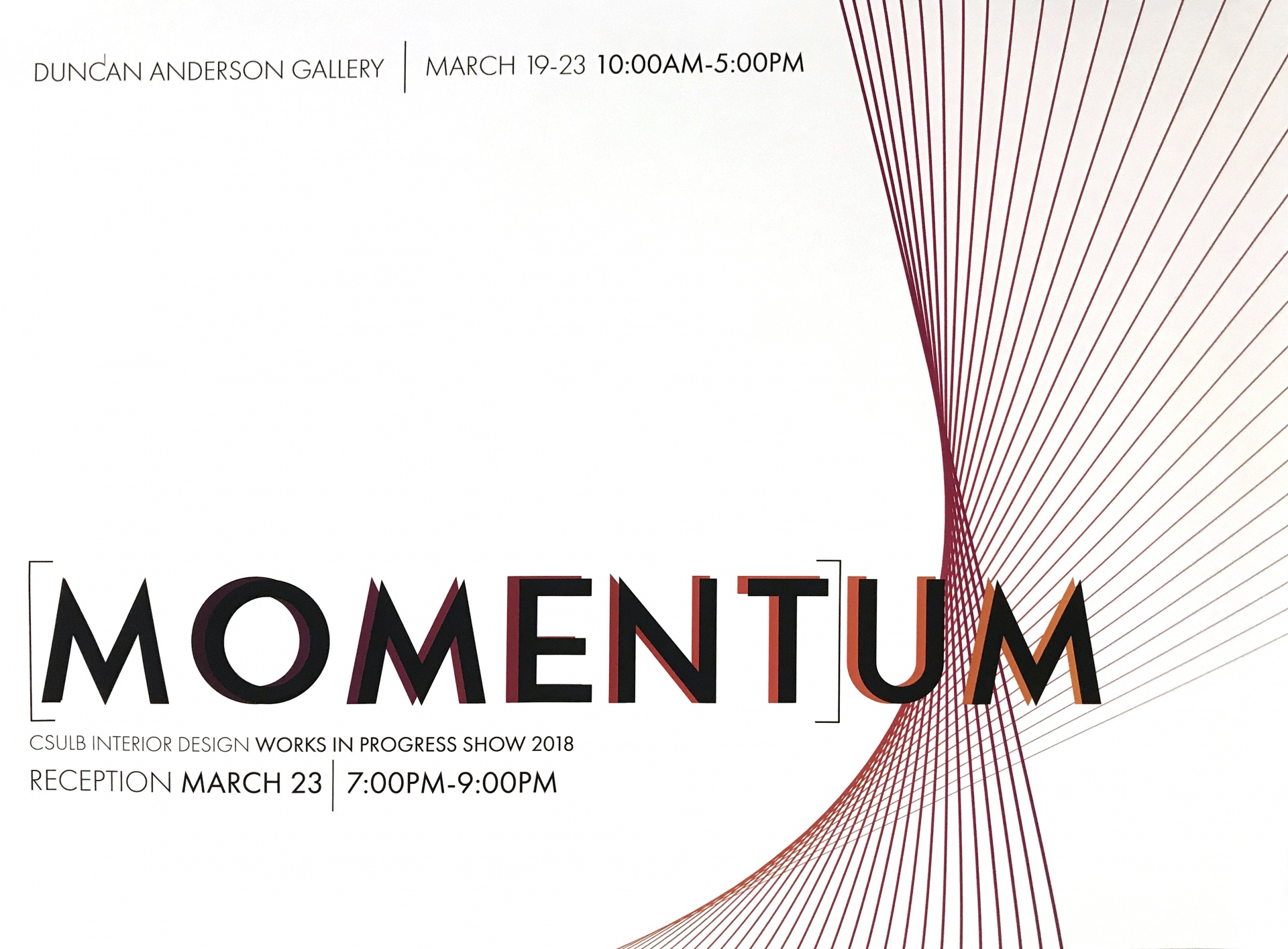 Announcement image for Momentum, the 2018 Interior Design Wo