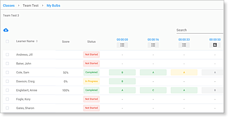 monitor learner responses