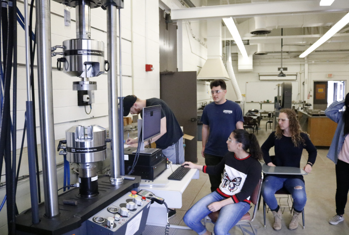 mts-2.png Students using the MTS test apparatus