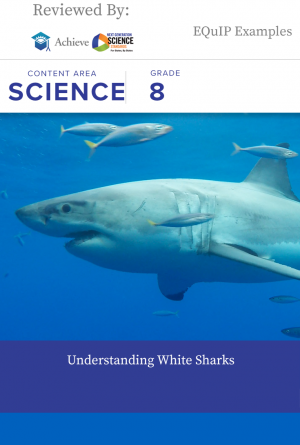 Understanding White Sharks, Science Content for Grade 8