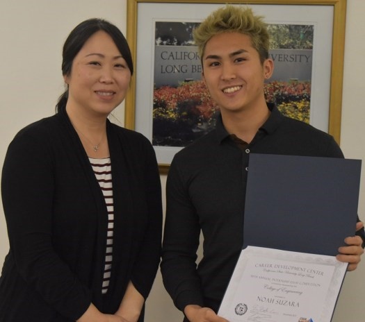 noah_suzara.jpg Career Development Center counselor Jina Lee Flores and Noa