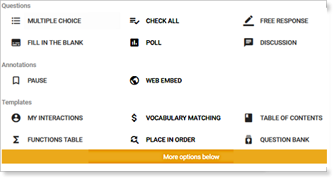 interaction types 