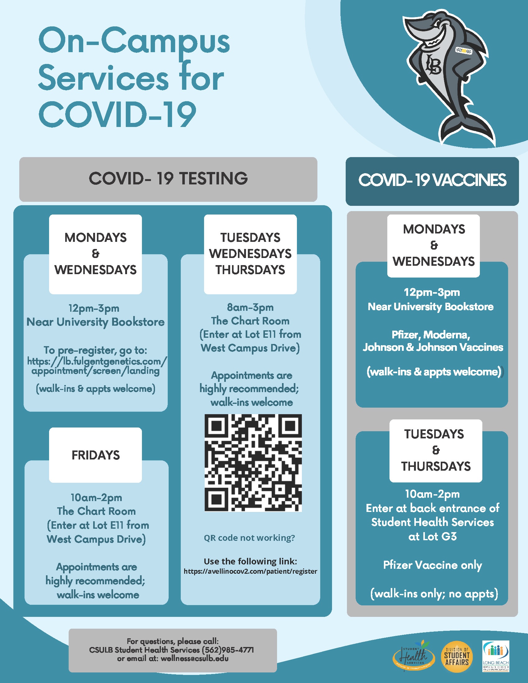 On-Campus Services for COVD 19