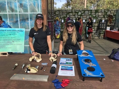 Shark Lab students at an outreach event