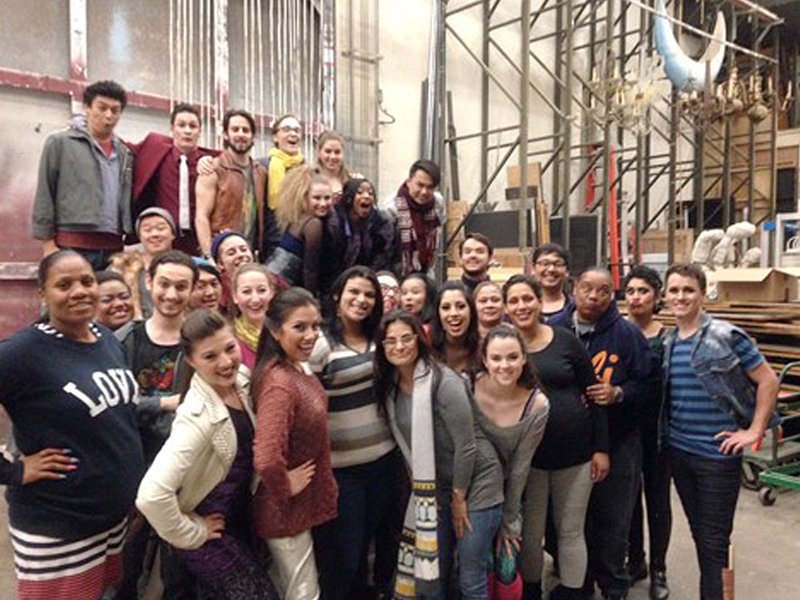 CSULB Theatre Students in the Theatre Prop Shop