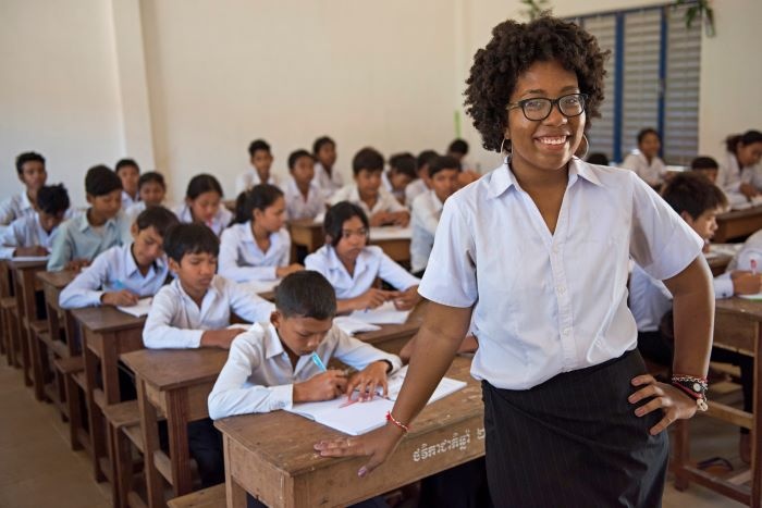 Classroom in Cambodia