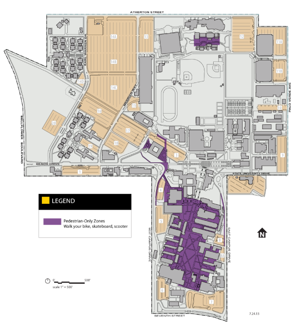pedestrian_map.png Pedestrian-Only Zones. Call 562.985.4101 for map information